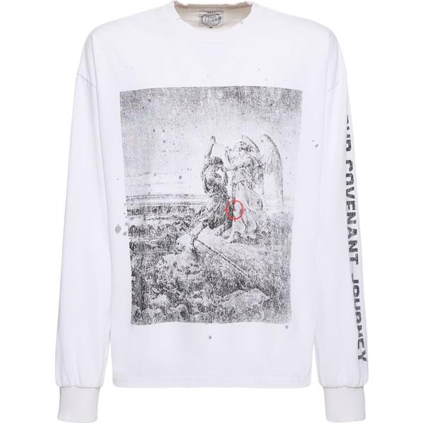 t-shirt Someit bianco con stampe