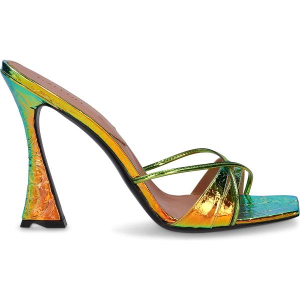 sandali in pelle Daccori verde