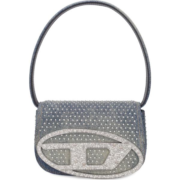 borse a spalla Diesel grigio