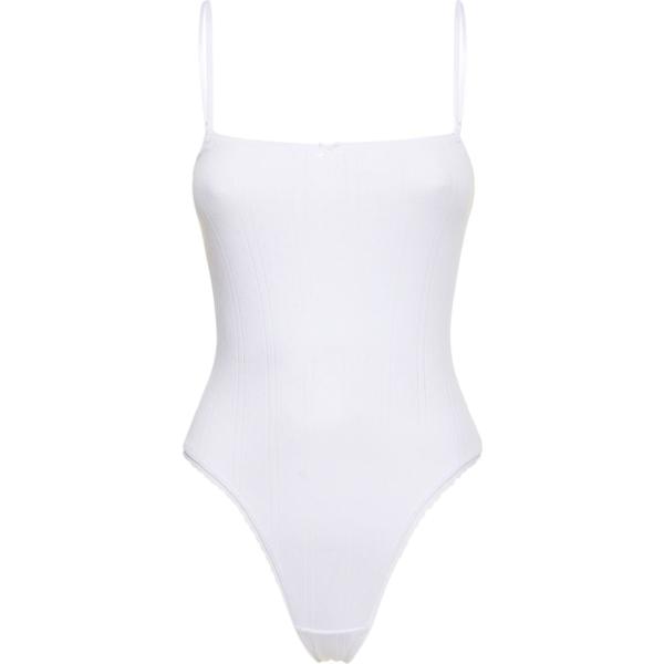 body Cou Cou bianco con stampe