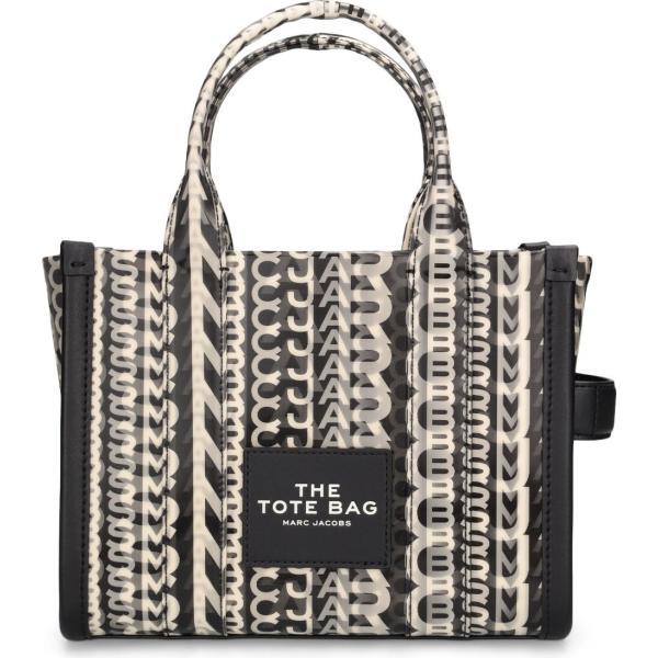 borse tote Marc Jacobs grigio con stampe