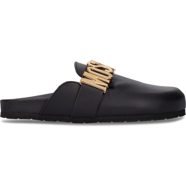 pantofole Moschino nero