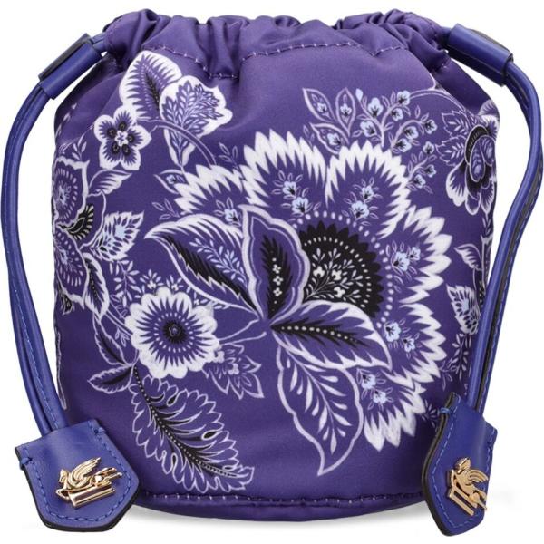 borse a mano Etro viola con stampe