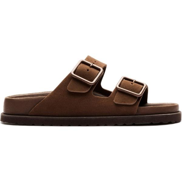 sandali in pelle Birkenstock 1774 marrone