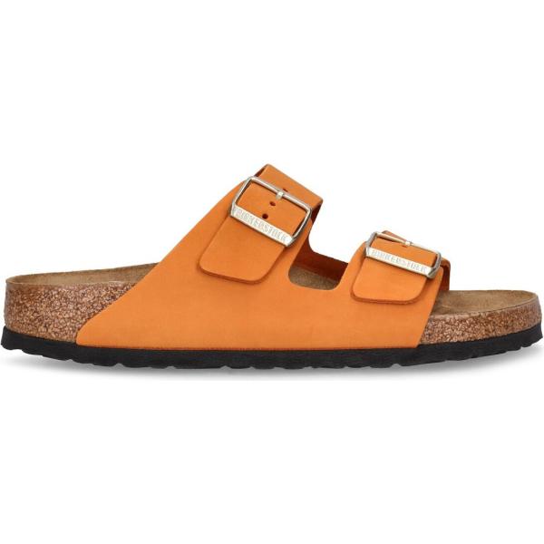 sandali in pelle Birkenstock arancione