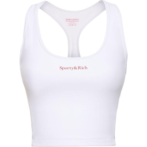 canottiere Sporty & Rich bianco