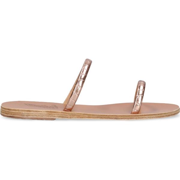 sandali in pelle Ancient Greek Sandals bianco con stampe