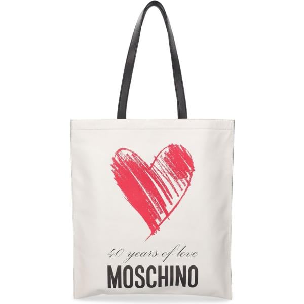shopping bag Moschino bianco