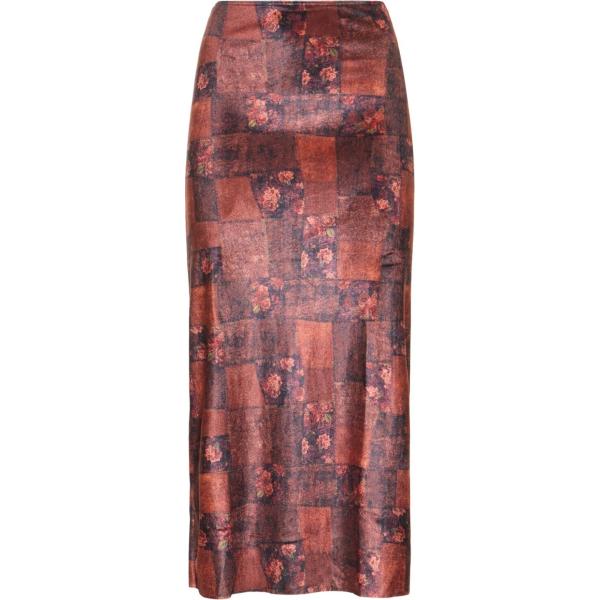 gonne Weworewhat marrone con stampe