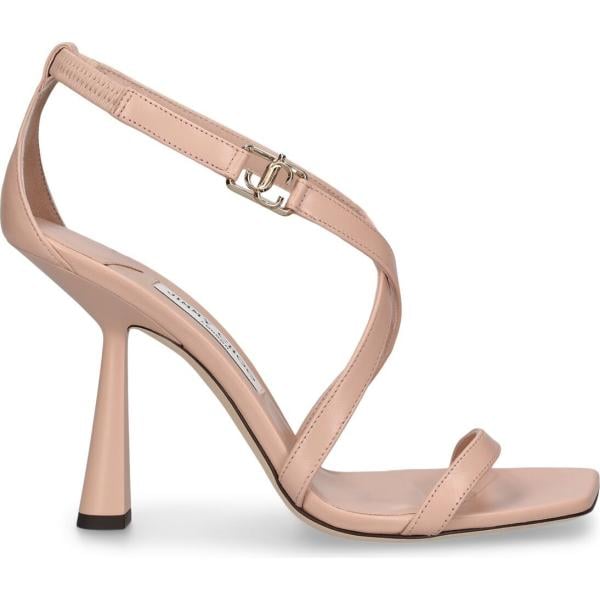 sandali in pelle Jimmy Choo rosa