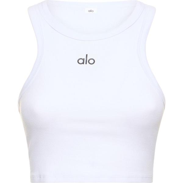 canottiere Alo Yoga bianco