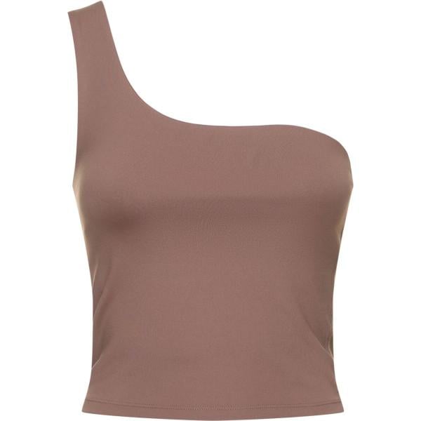 canottiere Girlfriend Collective marrone