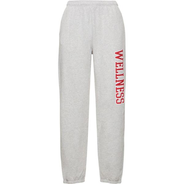 pantaloni Sporty & Rich grigio con stampe