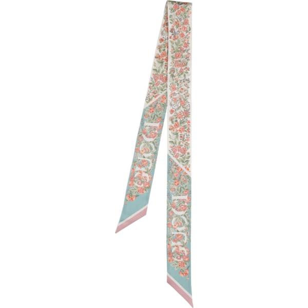 foulard Gucci bianco a fiori