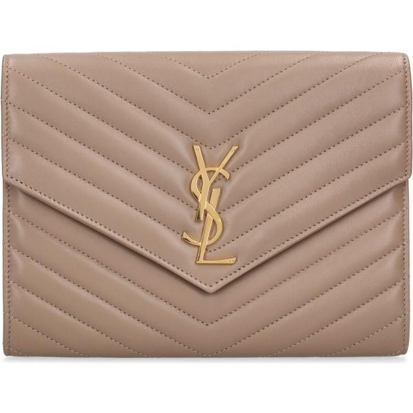 pochette Saint Laurent marrone