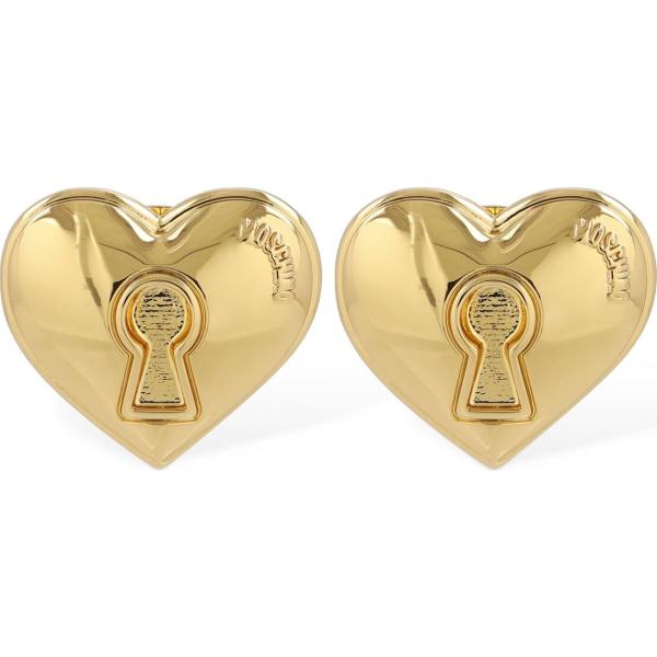 orecchini Moschino marrone