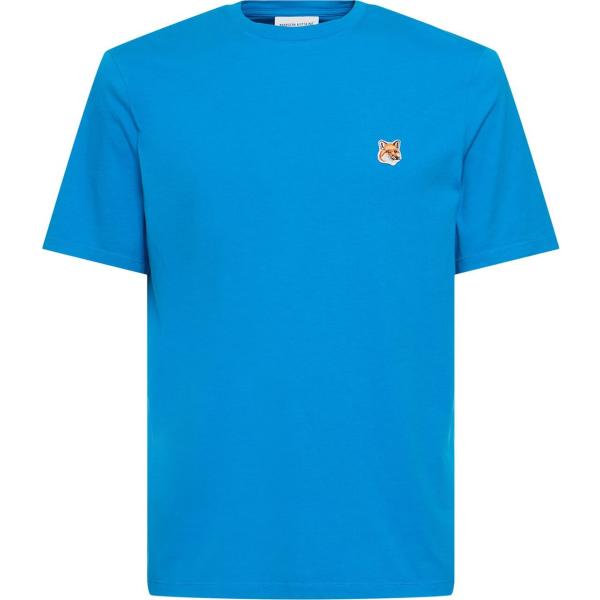t-shirt Maison Kitsuné blu