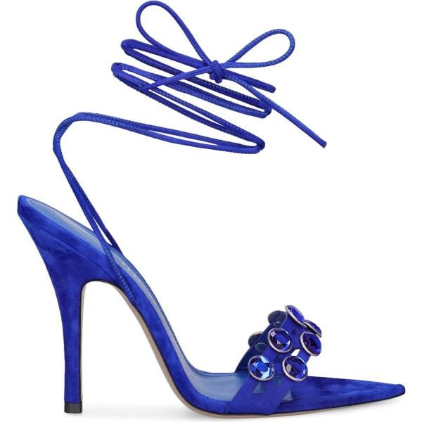 sandali in pelle The Attico blu