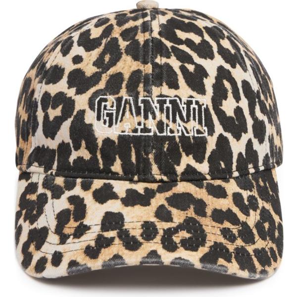cappelli Ganni grigio animalier