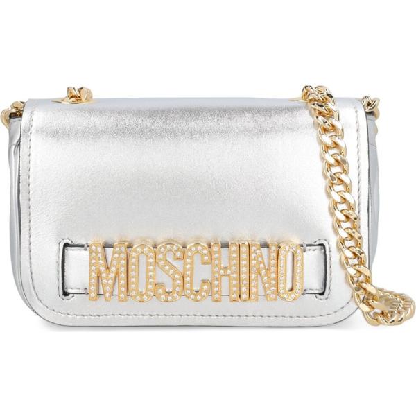 borse a spalla Moschino grigio