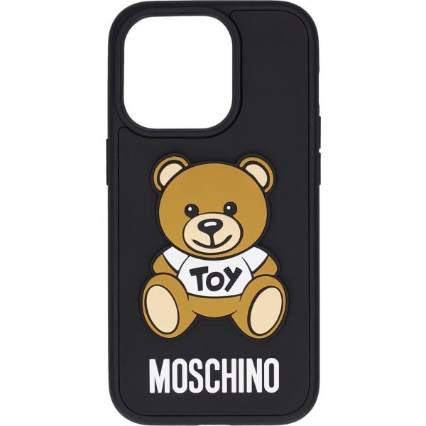 cover telefono Moschino nero