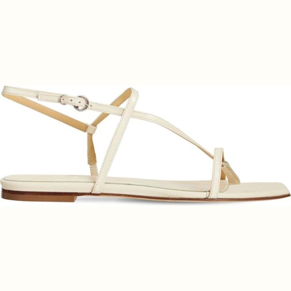 sandali in pelle Aeyde bianco