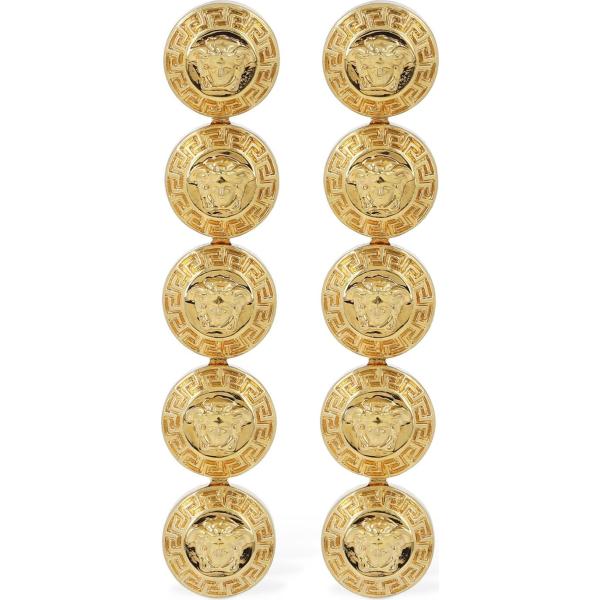 orecchini Versace marrone