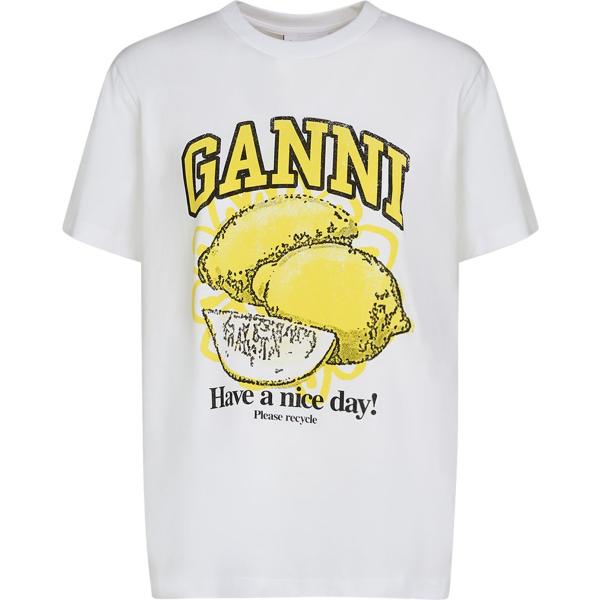 t-shirt Ganni bianco
