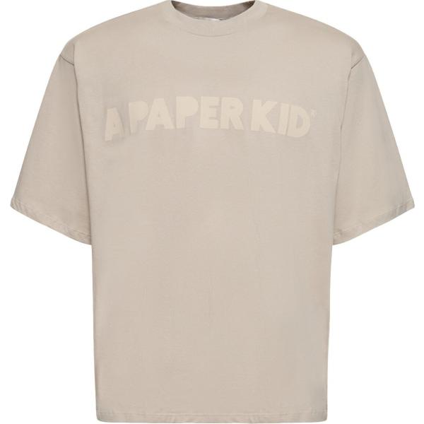 t-shirt A Paper Kid grigio