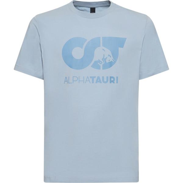 t-shirt Alphatauri verde con stampe
