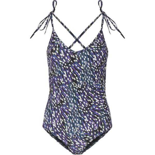 costumi interi Isabel Marant blu con stampe