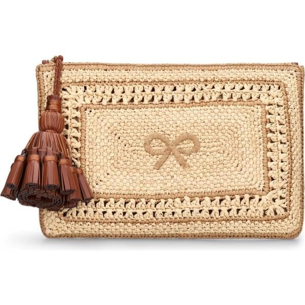 pochette Anya Hindmarch marrone