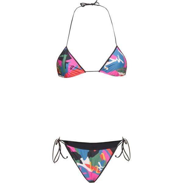 bikini Reina Olga bianco con stampe