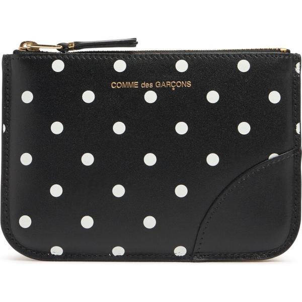 portafogli Comme Des Garçons Wallet nero con stampe
