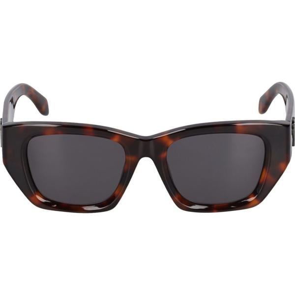 occhiali da sole Palm Angels grigio con stampe