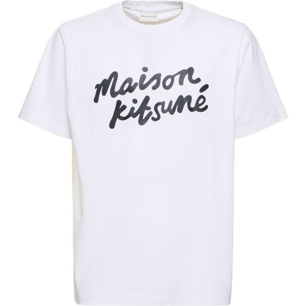 t-shirt Maison Kitsuné bianco