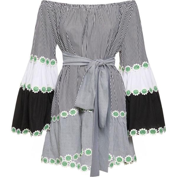 vestiti Flora Sardalos grigio con stampe