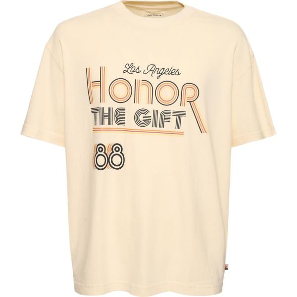 t-shirt Honor The Gift marrone