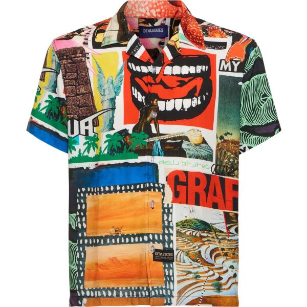 camicie Deva States multicolore con stampe