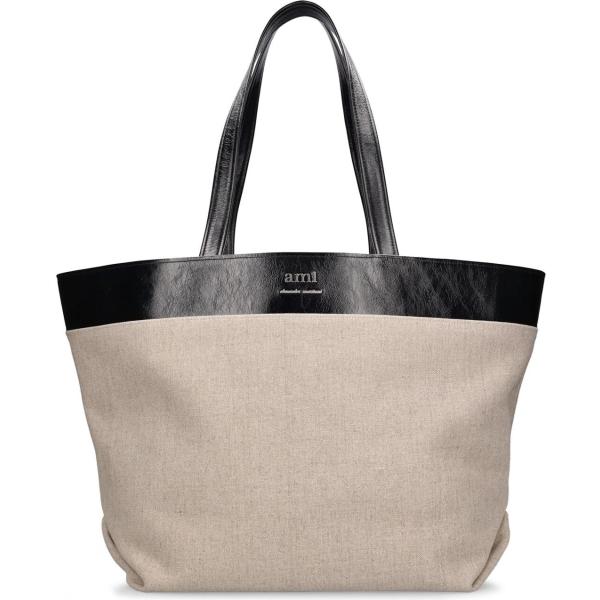 shopping bag Ami Paris marrone