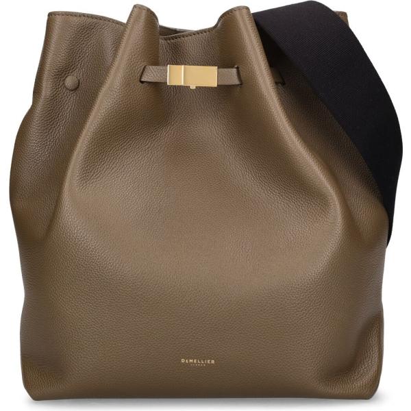 borse a spalla Demellier marrone