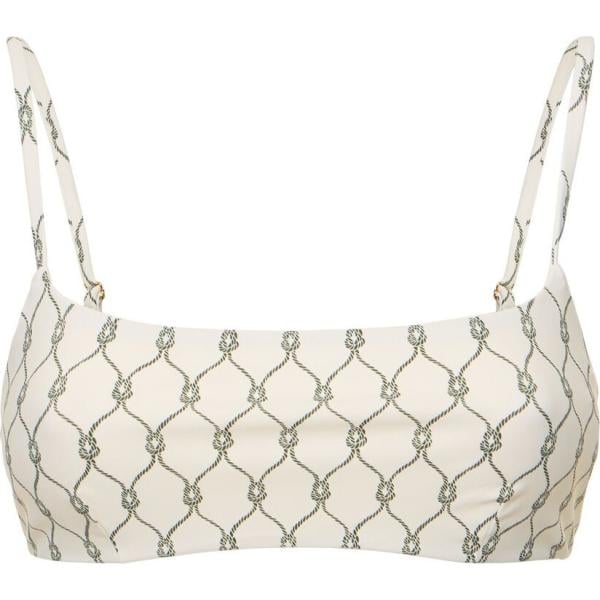 bikini Tory Burch bianco con stampe