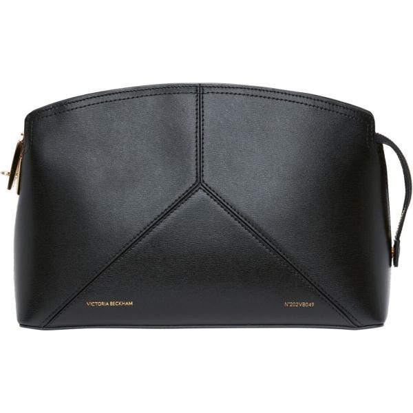 clutch Victoria Beckham nero con stampe