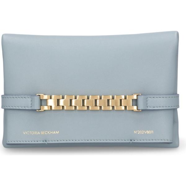 pochette Victoria Beckham verde con stampe