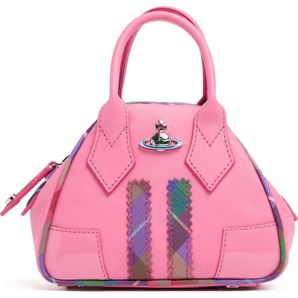borse a mano Vivienne Westwood rosa con stampe