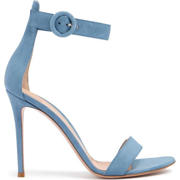 sandali in pelle Gianvito Rossi blu