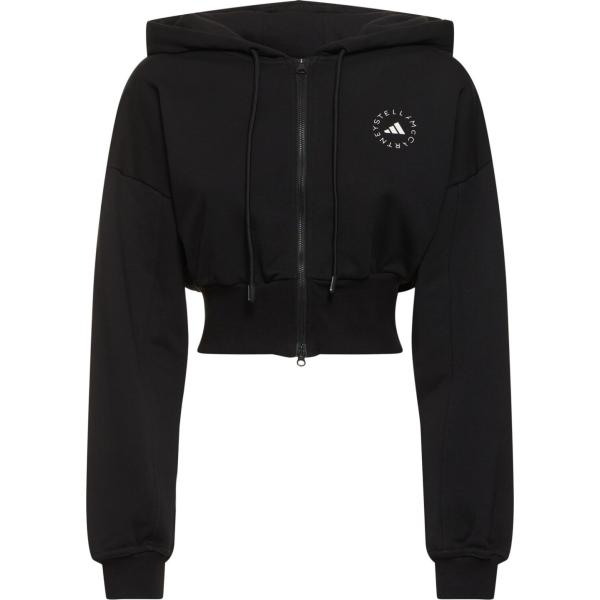 felpe con cappuccio Adidas By Stella Mccartney nero
