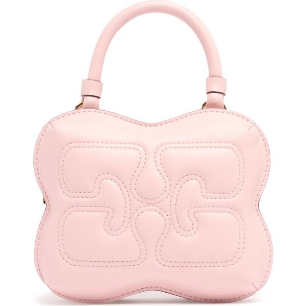 borse a mano Ganni rosa con stampe