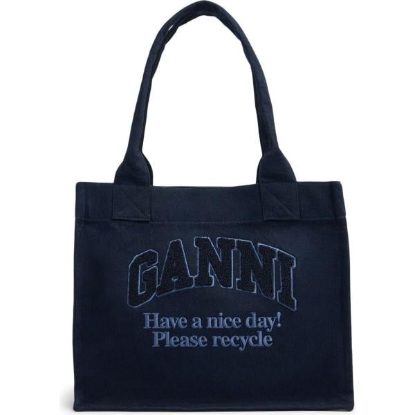 shopping bag Ganni blu