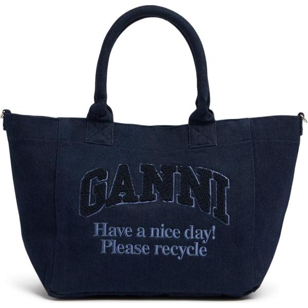shopping bag Ganni blu